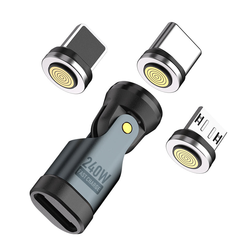The Astra USB C Magnetic Adapter 180 Degree 240W PD Swivel Magnet Charging Adapter