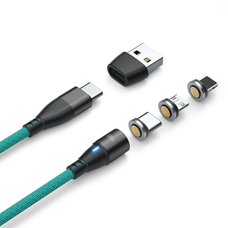 Super Nova, Type C. 2m - 100W Data/Charge Magnetic Cable. Fast Charging Capable.