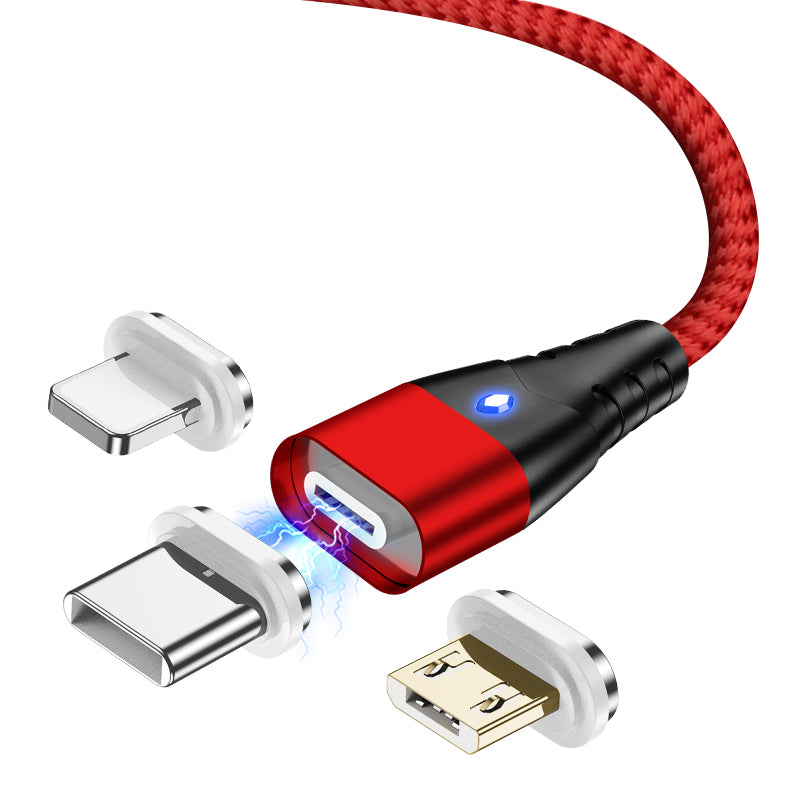 Andro 1m Data/Charge Magnetic Cable. 3 Amp Fast Charging Capable.