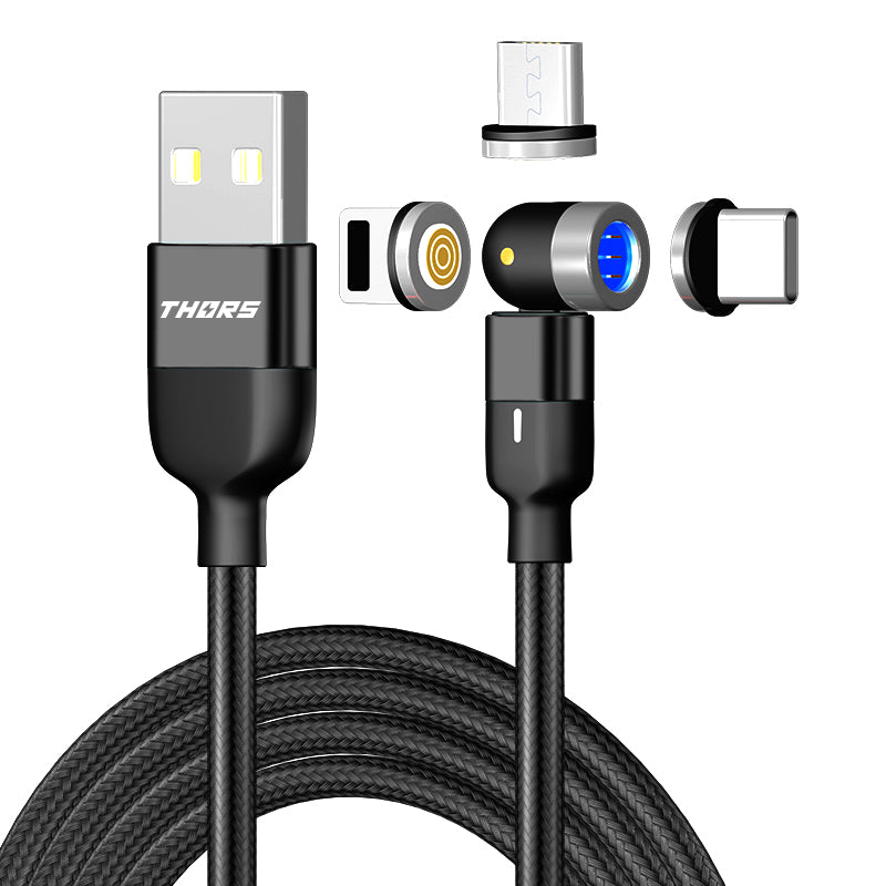 Family Deal - 4 x 1m Stella Data/Charge Magnetic Cable. 3A Fast Charging Capable.