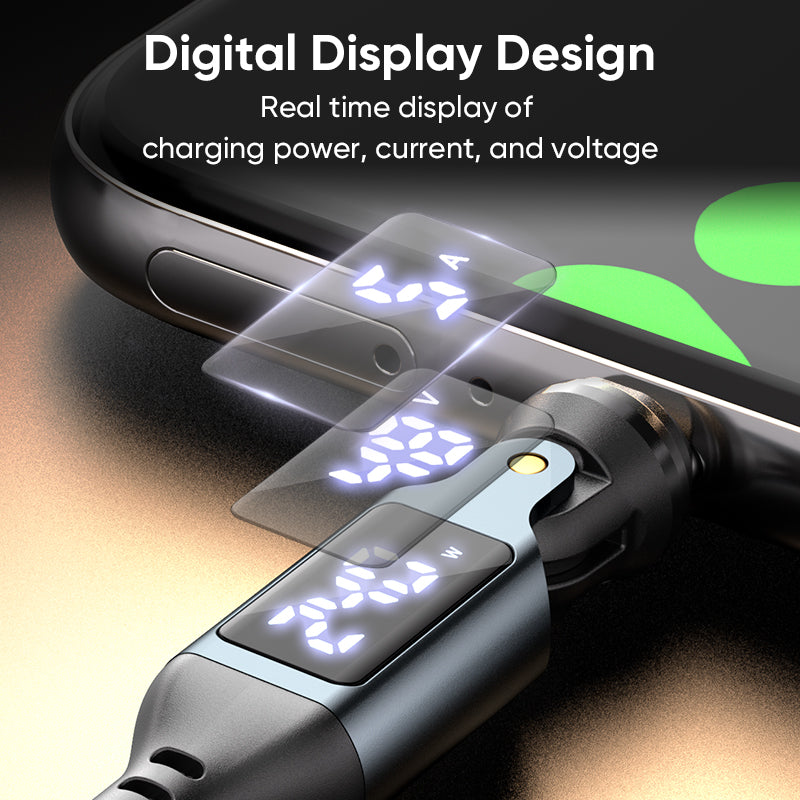 Orion Live 240W Type C.  540° LED Display 1m Data/Charge Magnetic Cable.