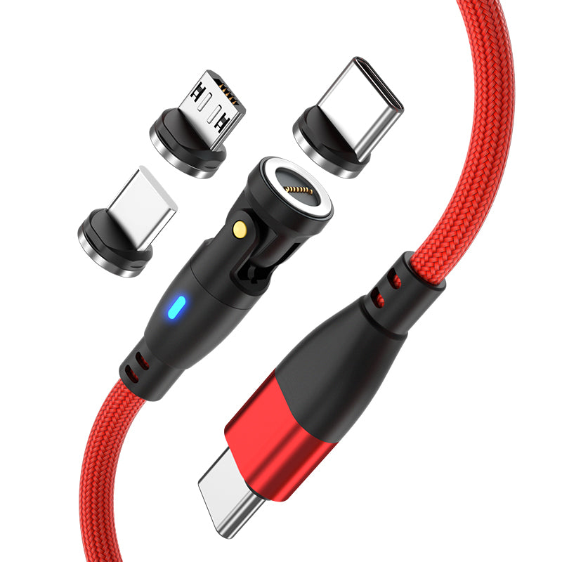 Twins! 2 Pack. One Orion & One Super Nova Type C Magnetic Cable - 1 x 2m, 1 x 1m plus 3 Plugs