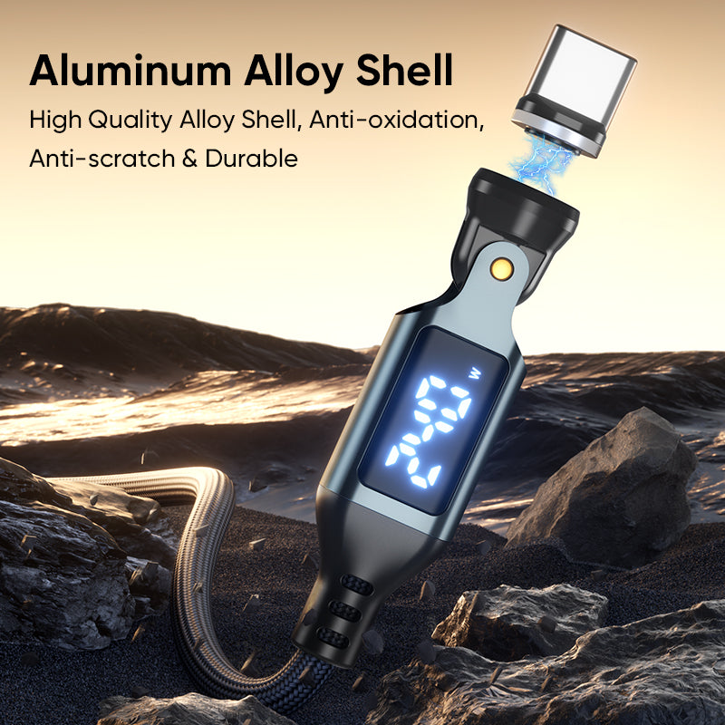 Orion Live 240W Type C.  540° LED Display 1m Data/Charge Magnetic Cable.