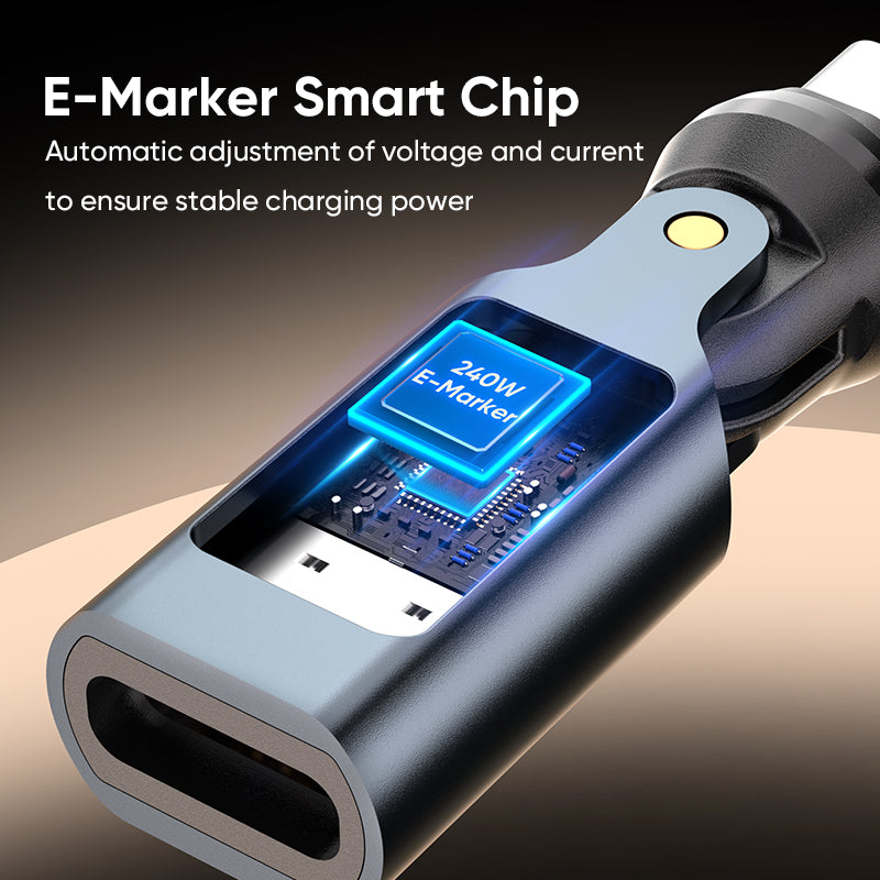 The Astra LIVE USB-C Magnetic Adapter 540° 240W