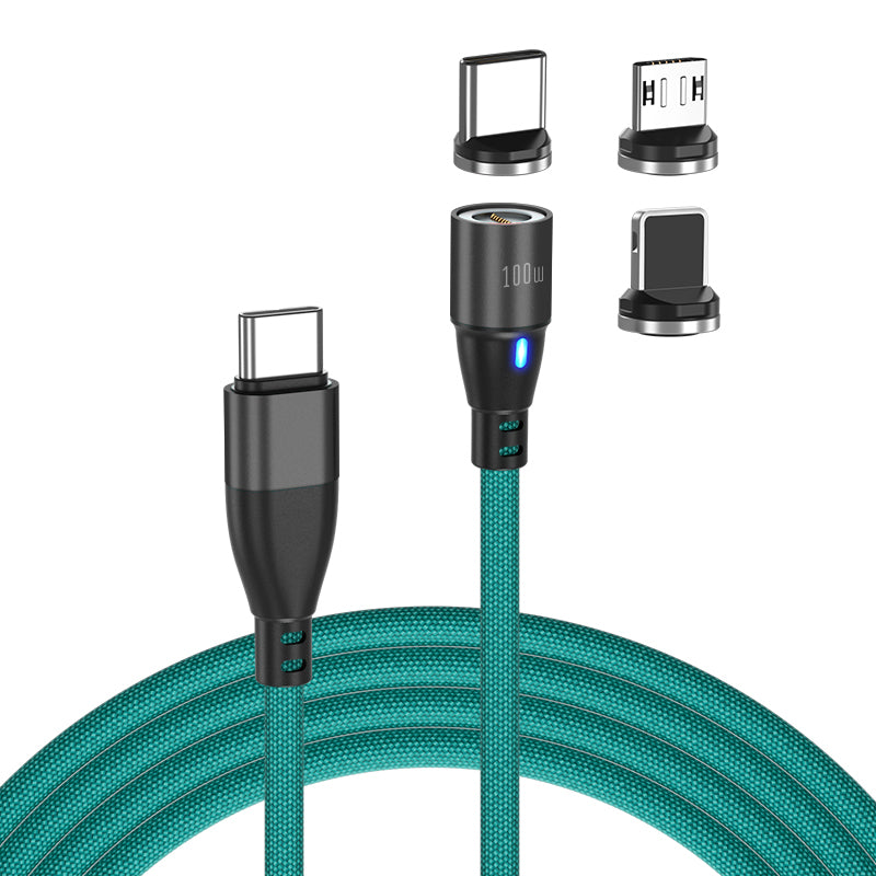 Couples Type C Mixed Pack - 3 Cables + 4 Plugs. Fast Charge up to 5A, 1 x 2m, 2 x 1m.