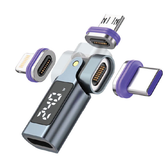 The Sirius-A LIVE Magnetic Adapter USB-C 180° 240W