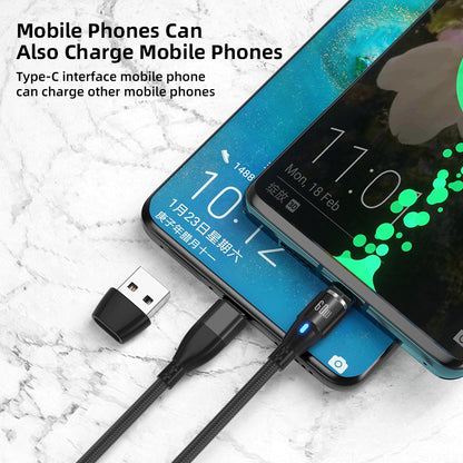 Super Nova, Type C. 1m - 60W Data/Charge Magnetic Cable. Fast Charging Capable.