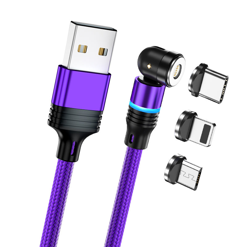 Family Deal - 4 x 1m Stella Data/Charge Magnetic Cable. 3A Fast Charging Capable.