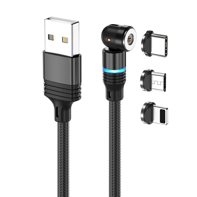 Stella 1m Magnetic Fast Charging Data Cable. 3A Fast Charge.