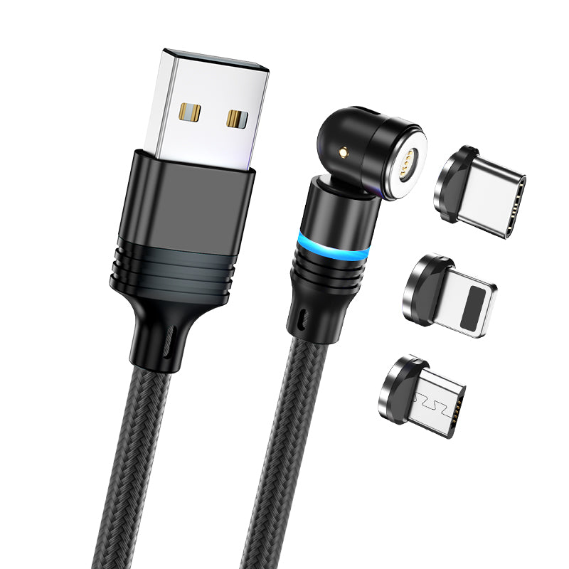 Family Pack - 4 x 2m Stella Data/Charge Magnetic Cables. 3A Fast Charging Capable.