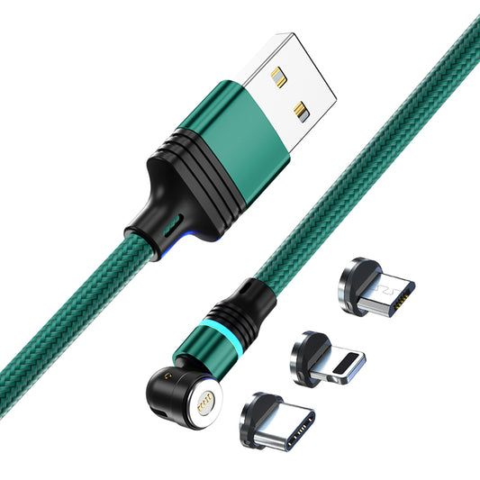 Couples Stella Mixed Pack - 3 cables + 4 plugs - Fast Charge 3A Magnetic Cables - 1 x 2m, 2 x 1m