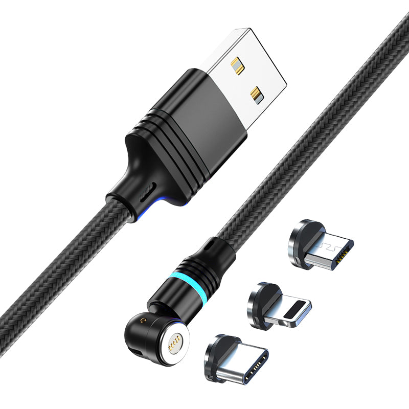 Family Pack - 4 x 2m Stella Data/Charge Magnetic Cables. 3A Fast Charging Capable.