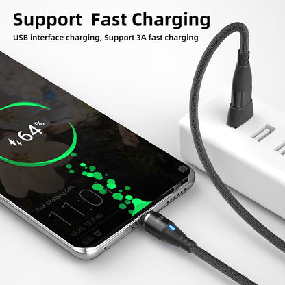 Super Nova, Type C. 2m - 100W Data/Charge Magnetic Cable. Fast Charging Capable.