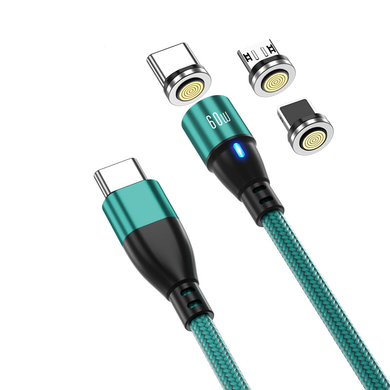 Super Nova, Type C. 1m - 60W Data/Charge Magnetic Cable. Fast Charging Capable.